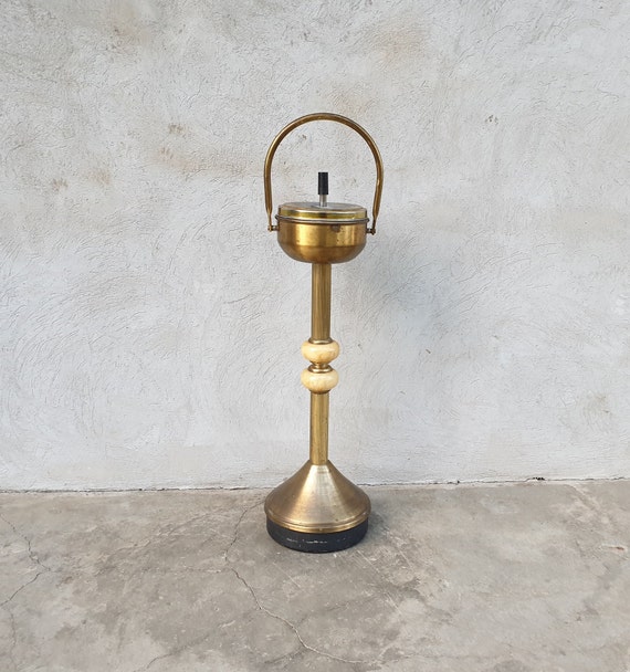 Ashtray stand antique ashtray stand vintage brass Etsy