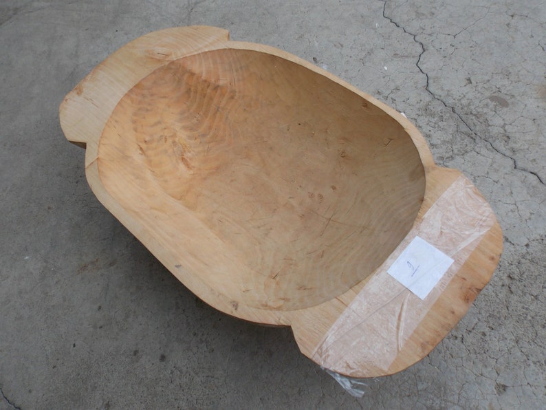 handmade bowl kitchen decor table decor bowl git wood bowl Wooden dough bowl gift idea small bowl 9 small dough bowl