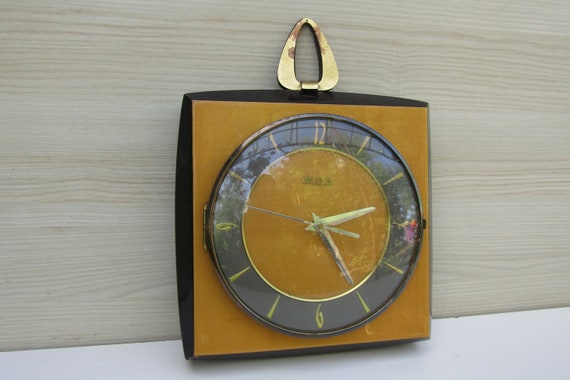 Horloge Adj Art Deco Horloge Murale Horloge Retro Vintage Etsy