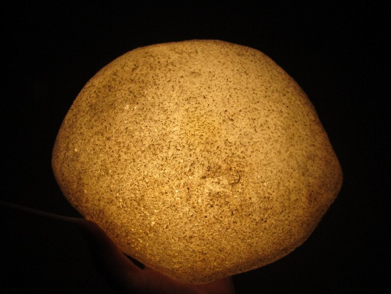 atomic style lamp unique lamp home decor Original Singletron Mid Century Modern Rock table or floor lamp made of fiberglass