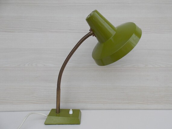 Vintage Desk Lamp Green