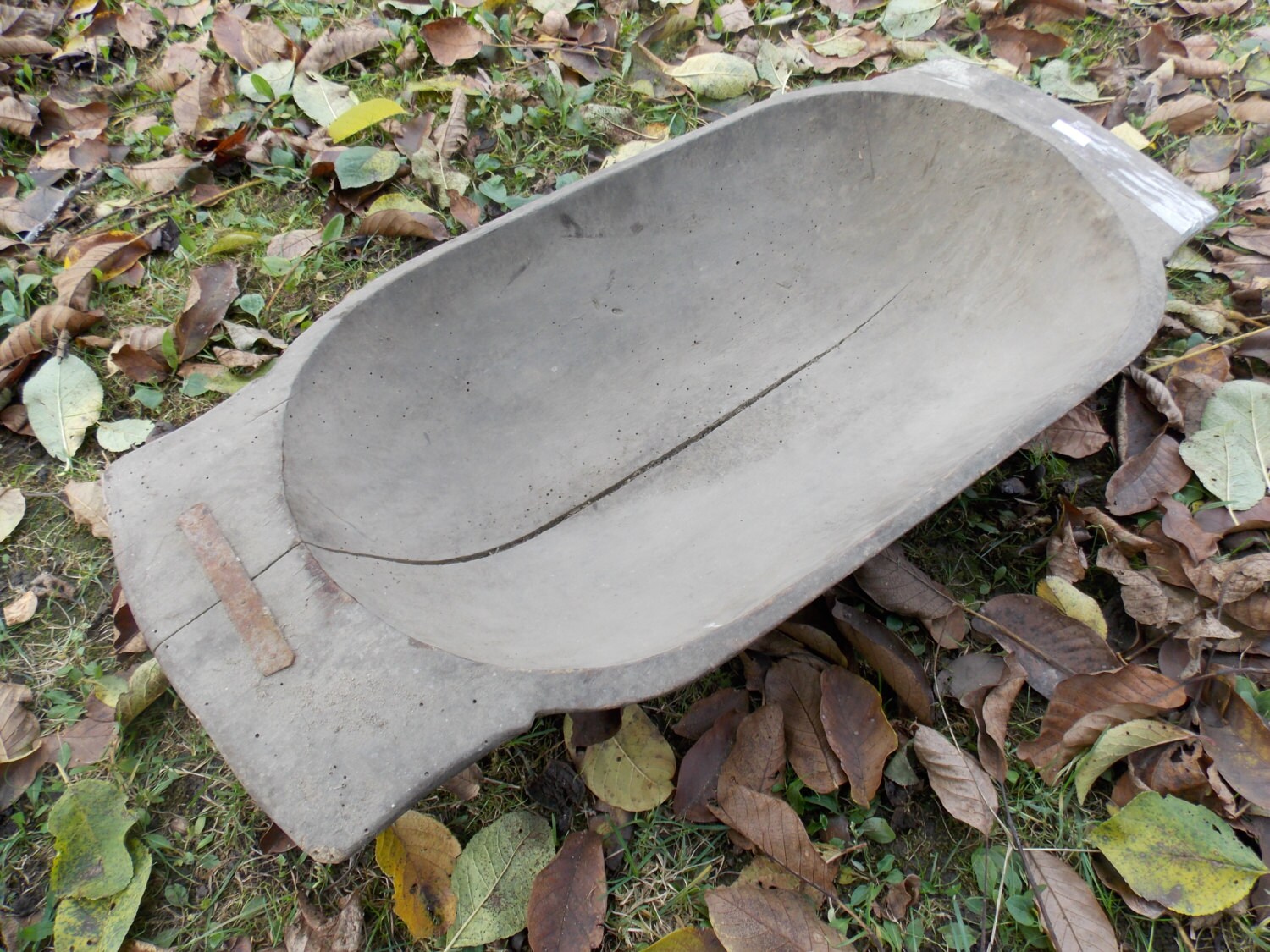 Antike primitiven Holz großen Teig Schüssel / Hand | Etsy