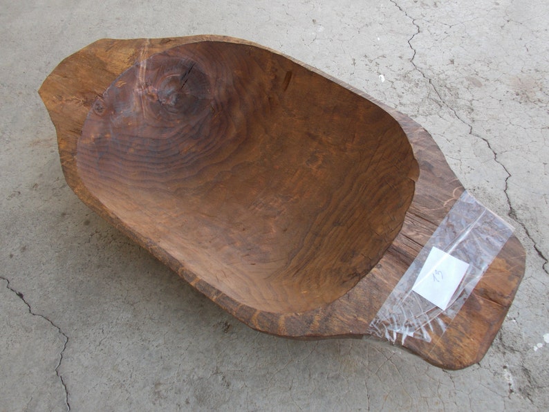 Handmade Dough Bowl Wooden Dough Bowl Bowl Decor Cool Dough Etsy
