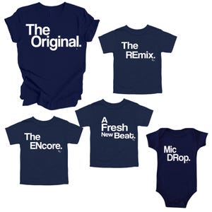 5 Generations of Family | Matching T shirt Set | Reunion Party | Great Grandparents Gift | Personalize | Birth Year | Back Print | Crew