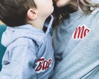 Mom and Toddlers | Matching Pullovers | Sweatshirt Set for Toddlers | Mother | Child | Coordinating | Kids Clothing Set | Cozy Warm Sweater