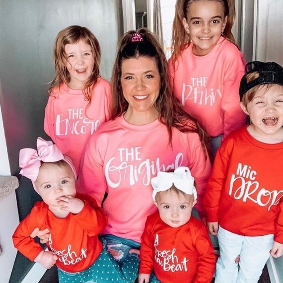 El original El remix Niñas a juego Conjuntos Camisetas