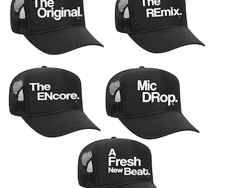 Matching Family Trucker Hats: The Original, Remix, Encore
