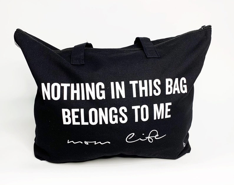 Zippered Tote Bag New Mom Gift for Mom Diaper Bag Etsy