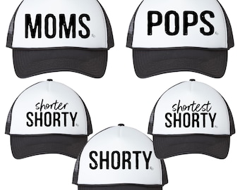 Father & Son Matching Trucker Hats: Daddy and Me Vacation Caps