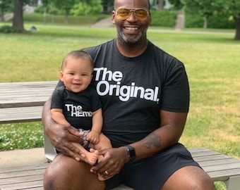 Matching Original Remix Shirts | Father Son Shirts | Dad and Baby Shirts | Dad and Daughter | Gift for husband | T shirt Set for New Dad