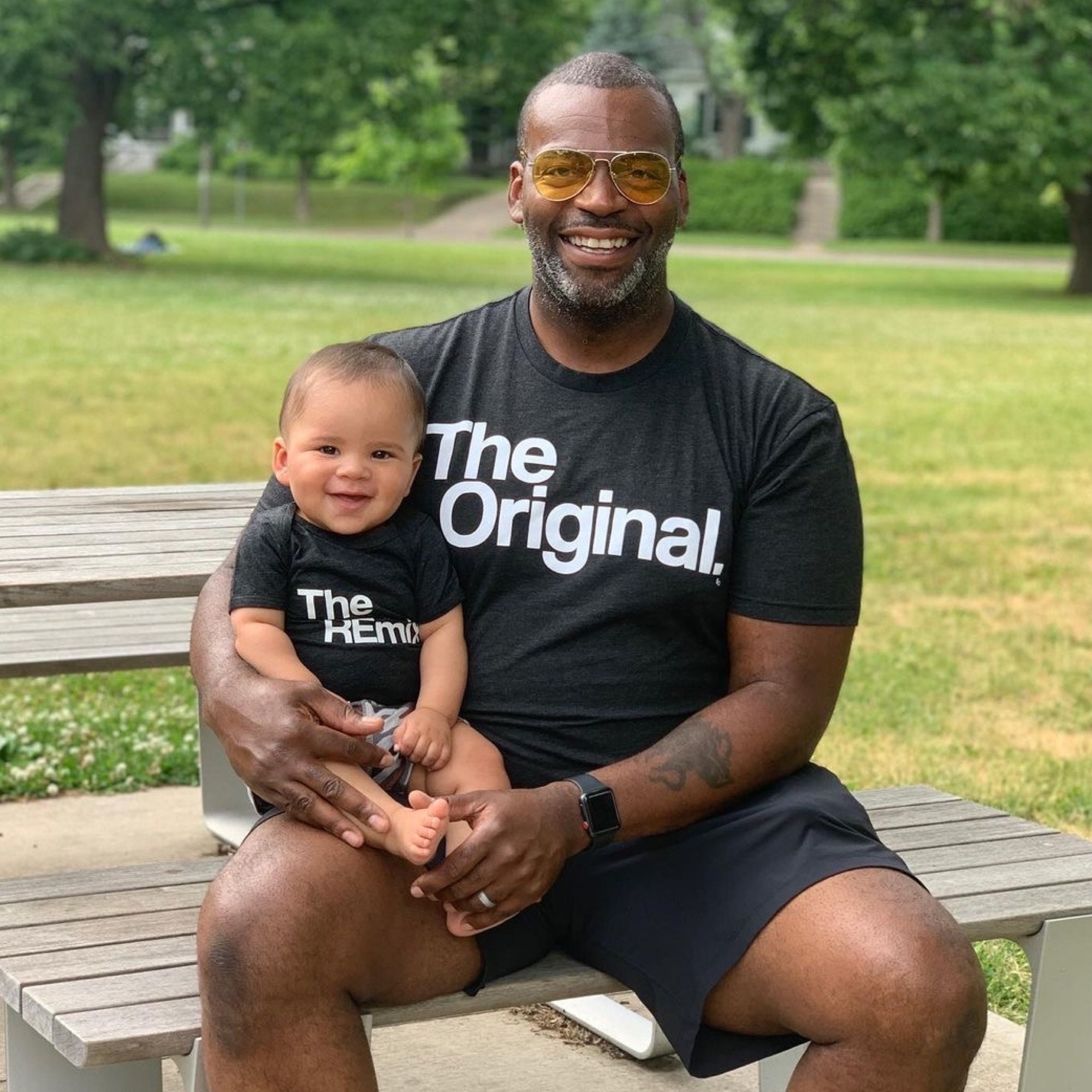 Matching Original Remix Shirts | Father Son Shirts | Dad and Baby Shirts | Dad and Daughter | Gift for Husband | T Shirt Set for New Dad