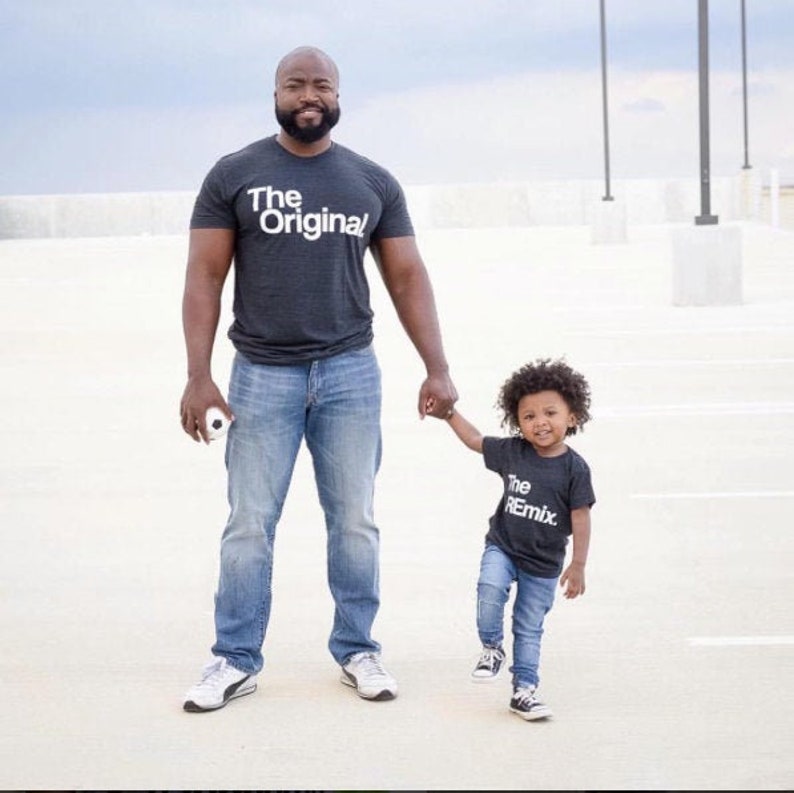 Daddy and Me Matching Outfits Family Man Shirts Toddler Boy Dad Baby Bump Fatherhood Mens Tees Unisex image 1