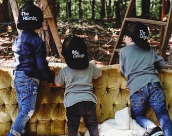 The Original The Remix The Encore® | Matching Set | Hat | Trucker | Family | Sibling | Youth | Adult | Cap | for Outdoor Wear |