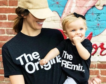 Mommy & Me Cotton Shirt Set: The Original, The Remix