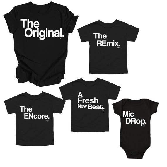 Family Matching T-Shirt Funny The Original Daddy Mommy Family Matching T-Shirt Funny The Original Daddy Mommy