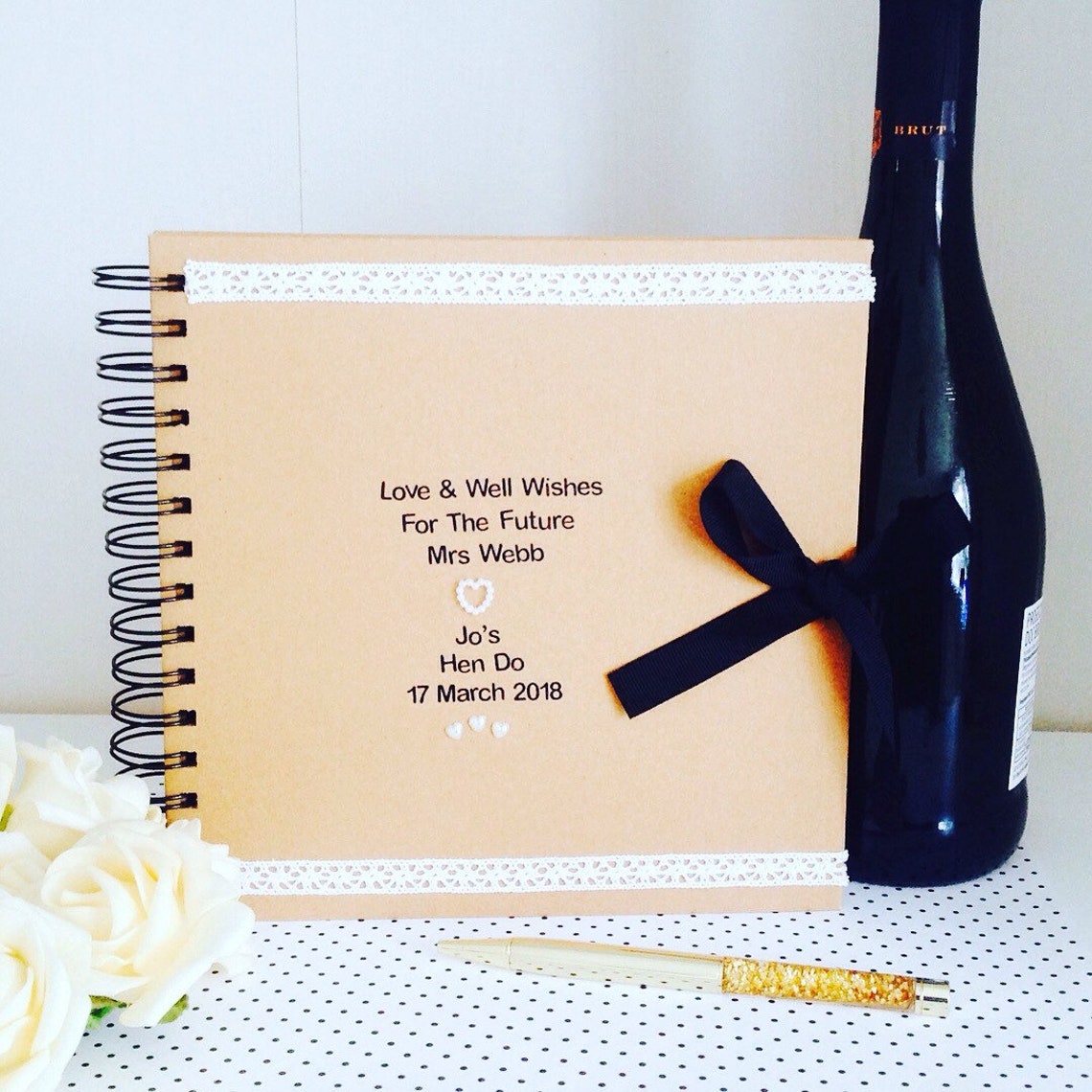 Personalised Hen Party Hen Do Memory Guest Book Hen Weekend Etsy UK