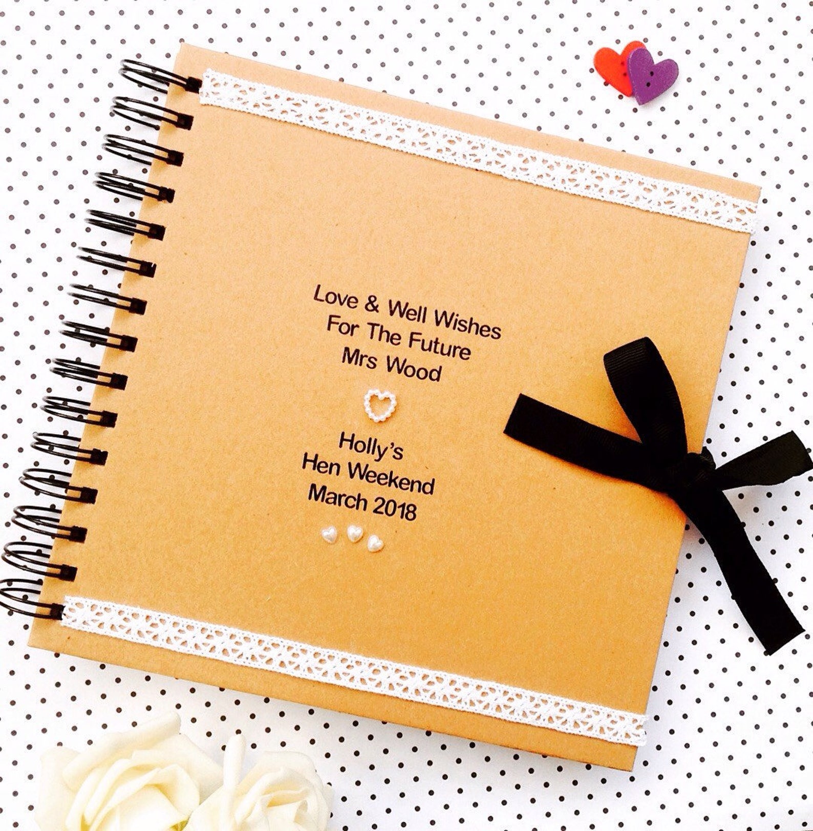 Personalised Hen Party Hen Do Memory Guest Book Hen Weekend Etsy UK