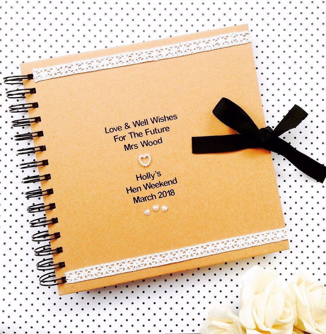 Personalised Hen Party Hen Do Memory Guest Book Hen Weekend Etsy UK