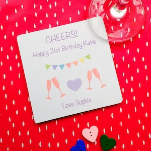 Tarjeta De Cumpleaños Para Mamá Hija Hermana amigo nieta personalizado de 3 Tamaños