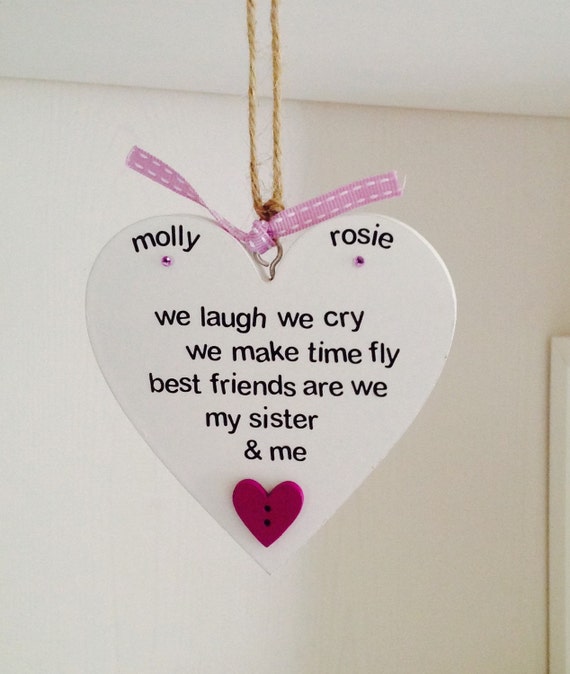 personalised best friend sister