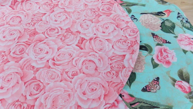 Birds Table Runner Flowers Reversible Table Runner Reversible Spring Table Runner Butterfly Table Runner Summer Table Runner