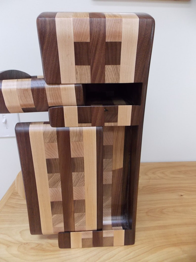 Handmade Large Walnut Wood Jewelry Box Walnut Jewelry Box Women/'s Jewelry Box Bandsaw Box Necklace and Bracelets Girls Jewelry Box