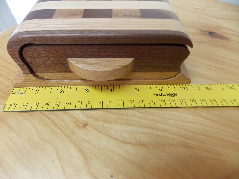 Jewelry Box Small Handmade Walnut Wood Jewelry Box Walnut Etsy