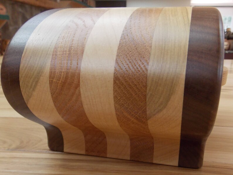 Bandsaw Jewelry Box Keepsake Jewelry Box made from Walnut Etsy