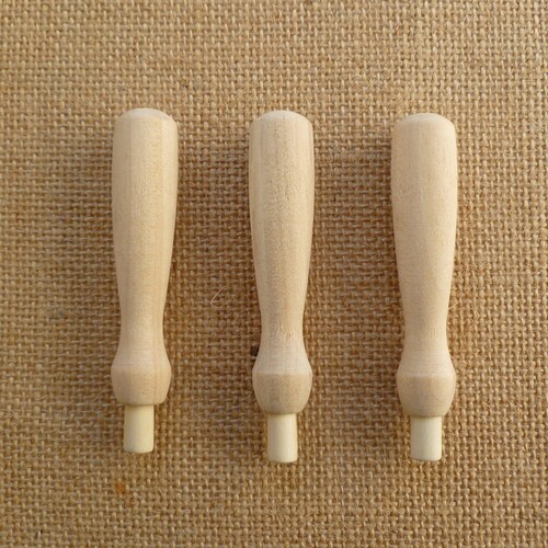 3 Wooden Needle Felting Handles Holder Felting Handle Etsy