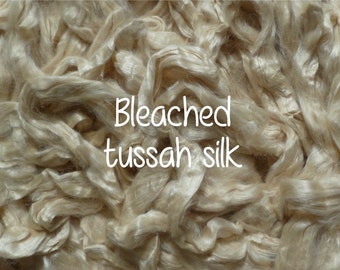 Tussah Silk Fibre Roving – Felting & Spinning Fibre