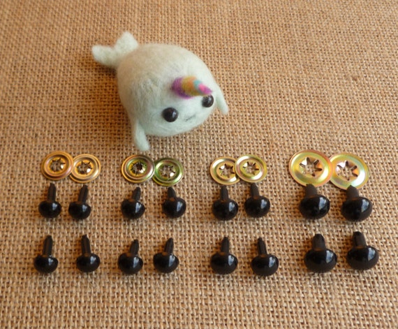 Toy Safety Eyes High Quality Multi Use Black 9mm 10mm 11mm - Etsy Toy Safety Eyes High Quality Multi Use Black 9mm 10mm 11mm - Etsy