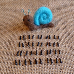 Toy eyes 1.5mm/ 2mm, or mixed eyes - NO BACKS - mini toy eyes - dolls eyes - needle felting eyes - merino roving - combined shipping