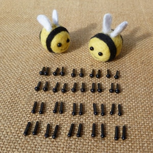 Safety Eyes and Noses, 462Pcs Black Plastic Stuffed Crochet Eyes