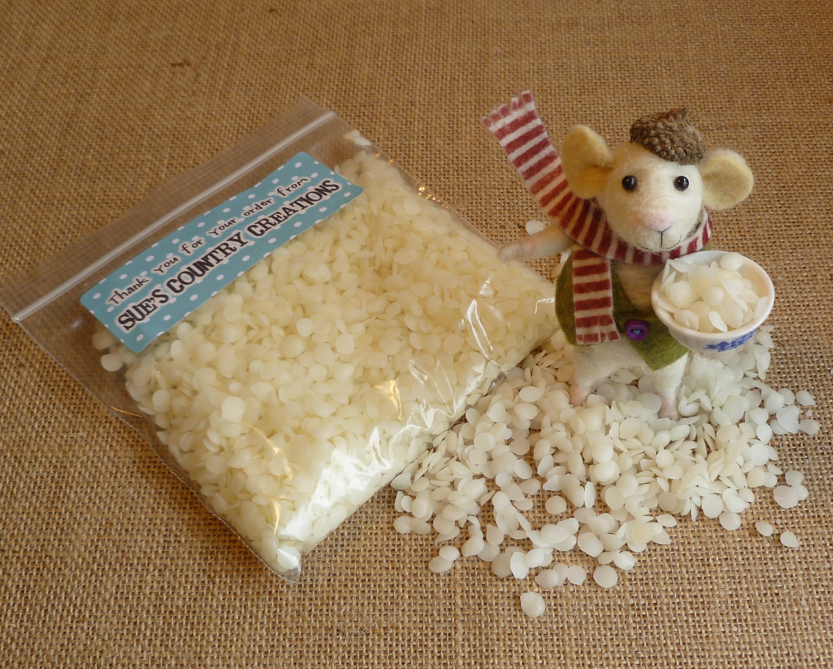 Beeswax beads for felting -100% beeswax cosmetic grade -beeswax pelle…