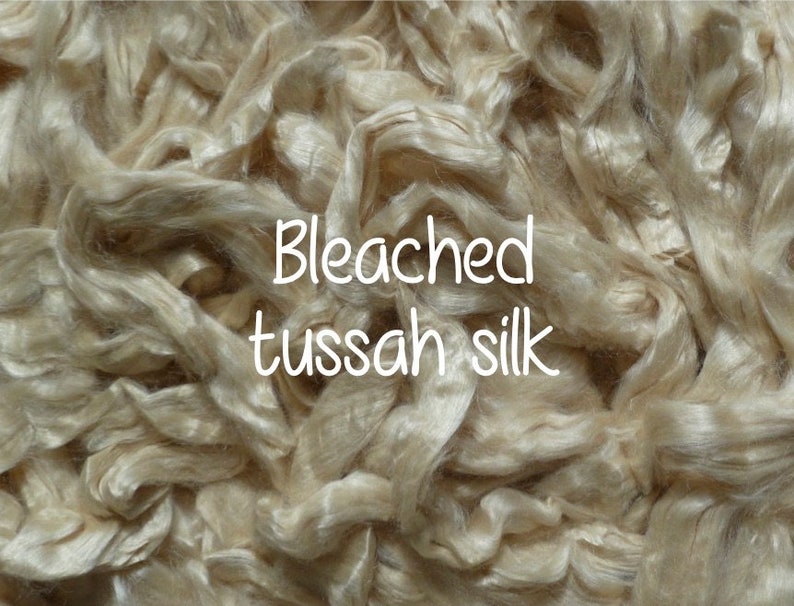 Tussah Silk Fibre Silk Roving wet Felting Silk Fibres Etsy