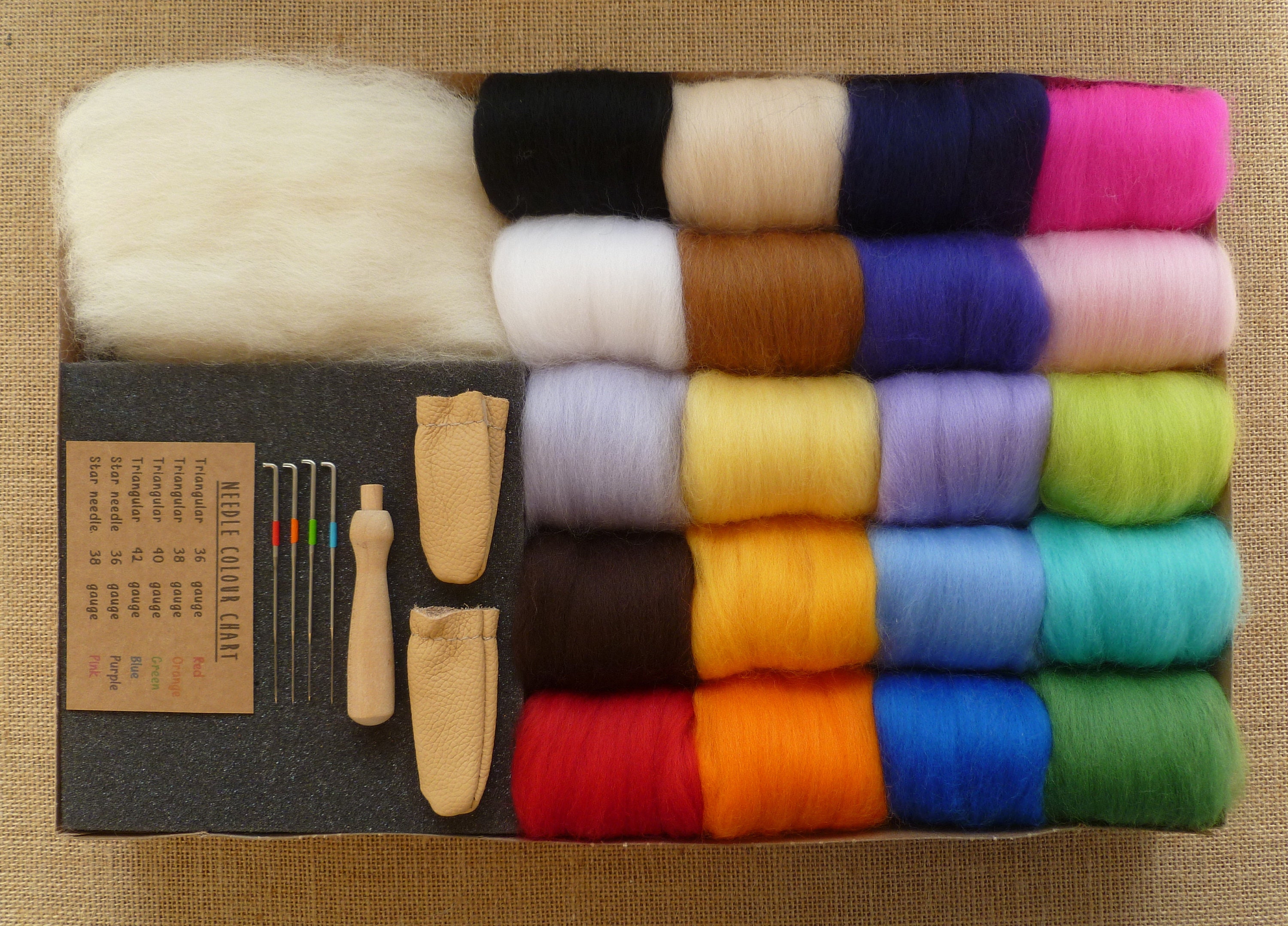 Needle Felting Starter Kit Wool Felting Kit for Beginners Etsy