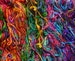 Sari silk yarn Choose any color recycled sari silk yarn - multicolored silk yarn - sari silk waste yarn - silk yarn 