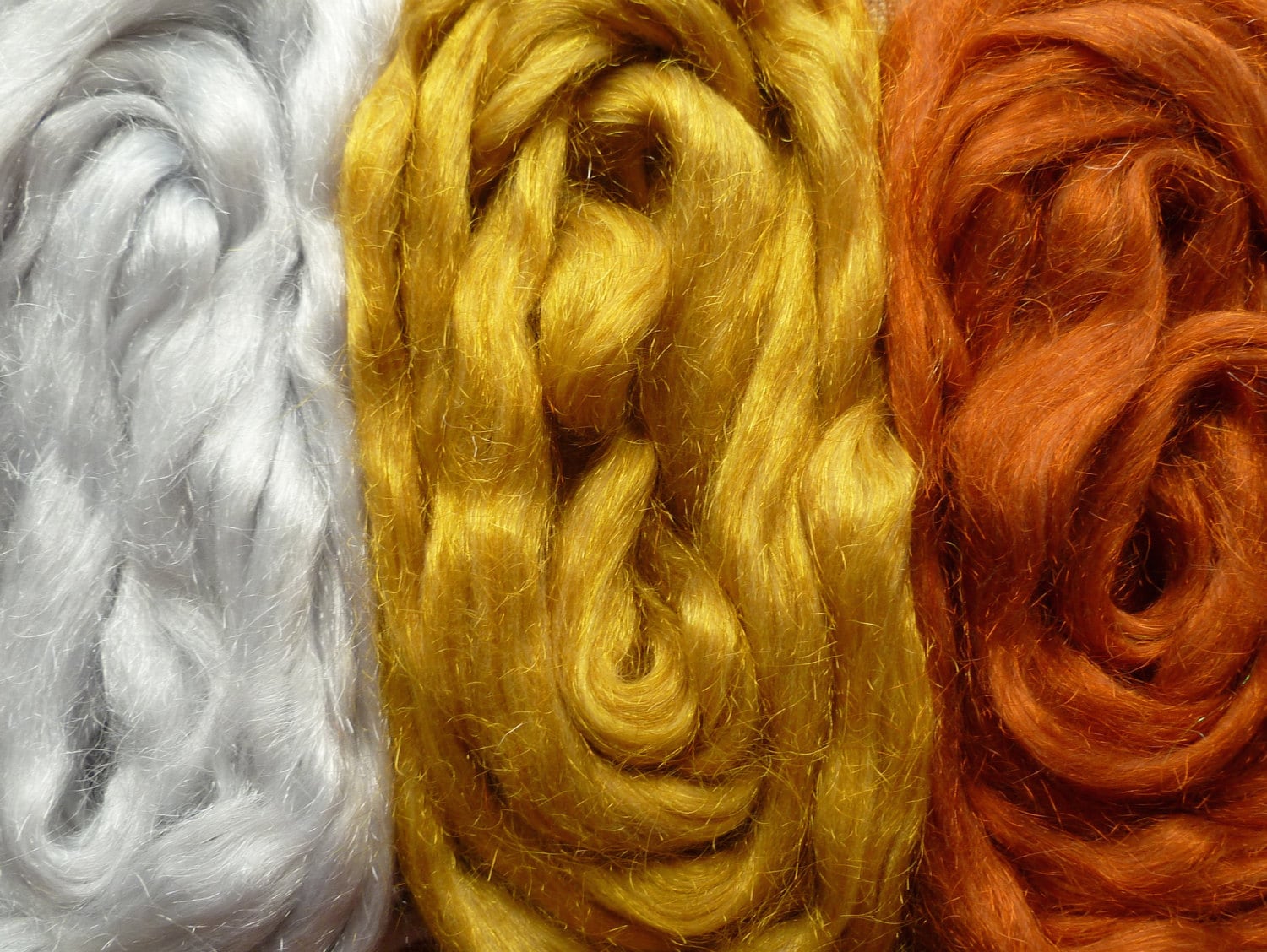 Shimmering glitter fibre - silver glitter fibre - gold glitter fibre …