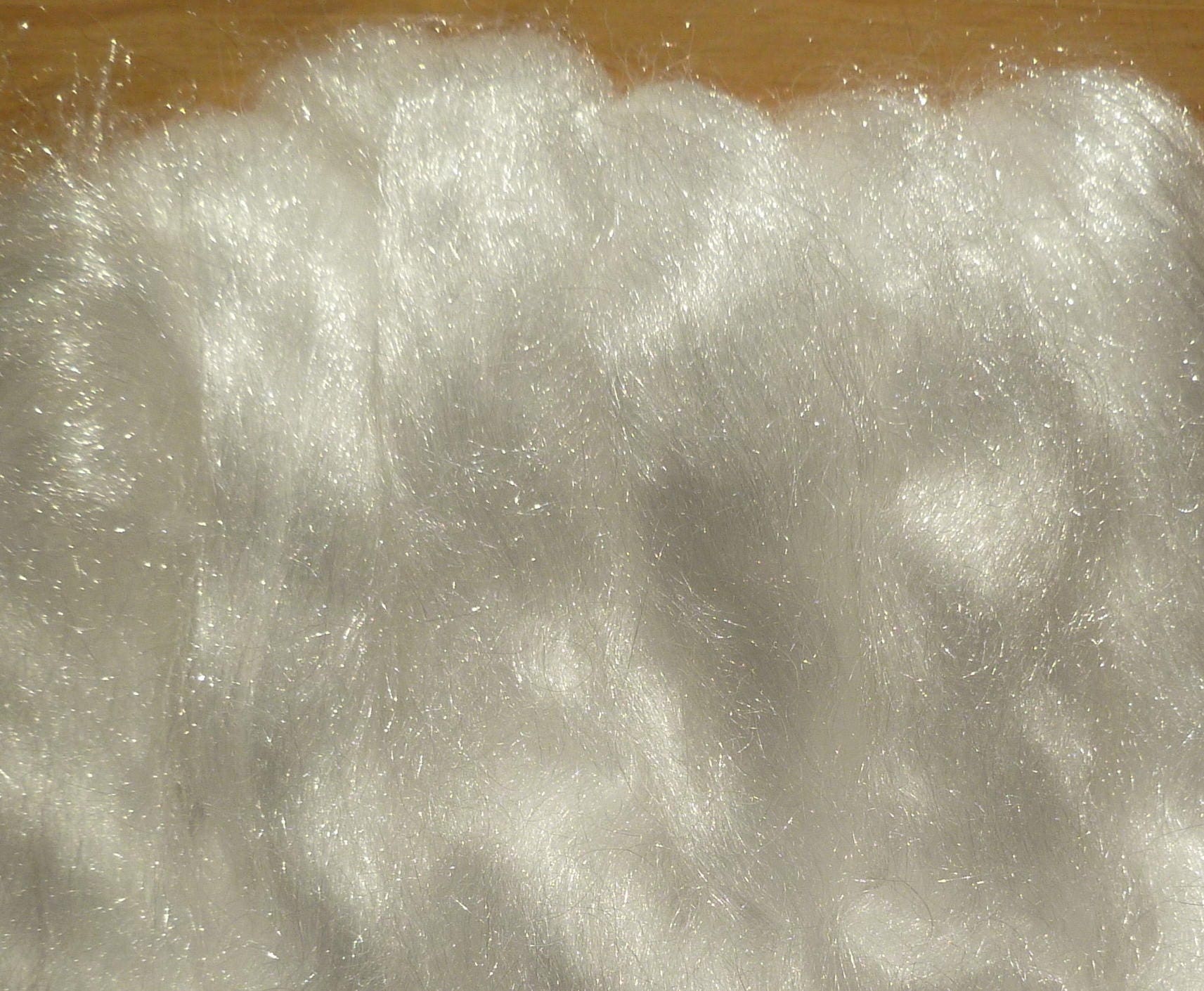 Shimmering glitter fibre - white glitter fibre - Firestar glitter fib…