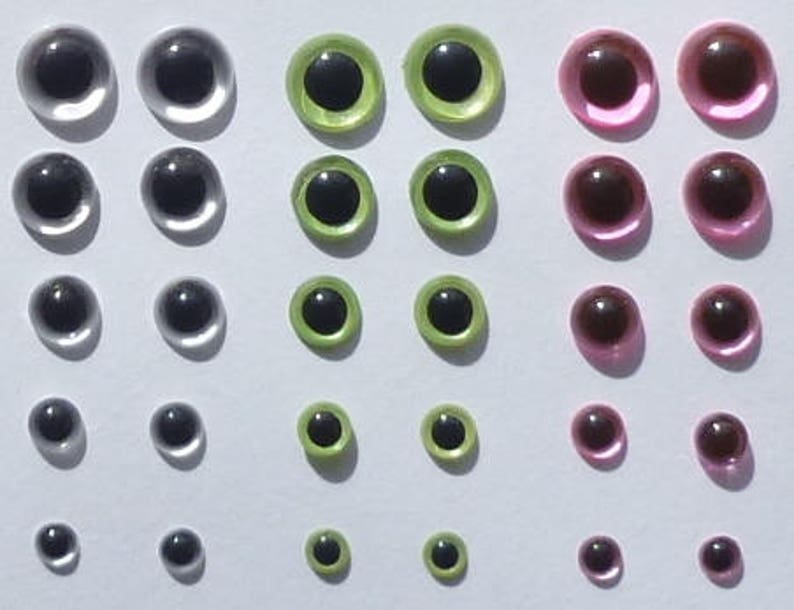 Toy Safety Eyes High Quality Multi Use Colored Toy Eyes 5mm Etsy