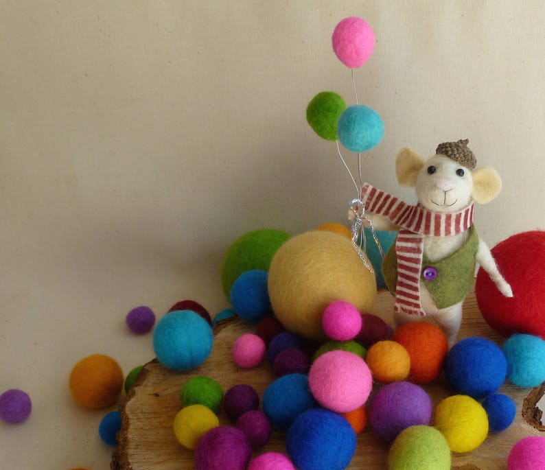 Needle Felting Kit Felting Tutorial Monty the Celebration Etsy