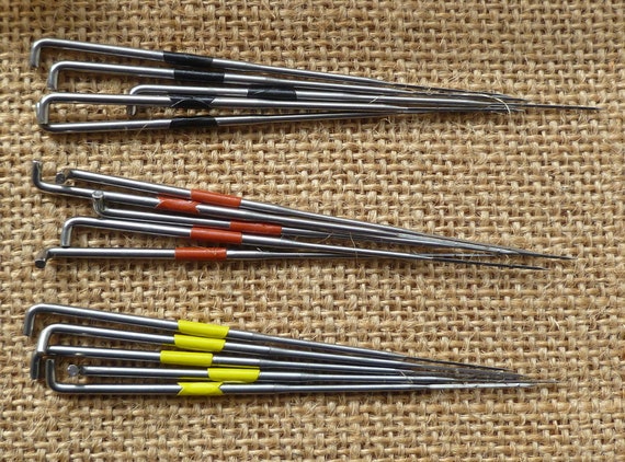 Precision Felting Needles for Wool, Essential Tools for Beginner to Expert,  German Made, High Carbon Steel, Color Coded, Gauges 36 Star, 38 Star, and