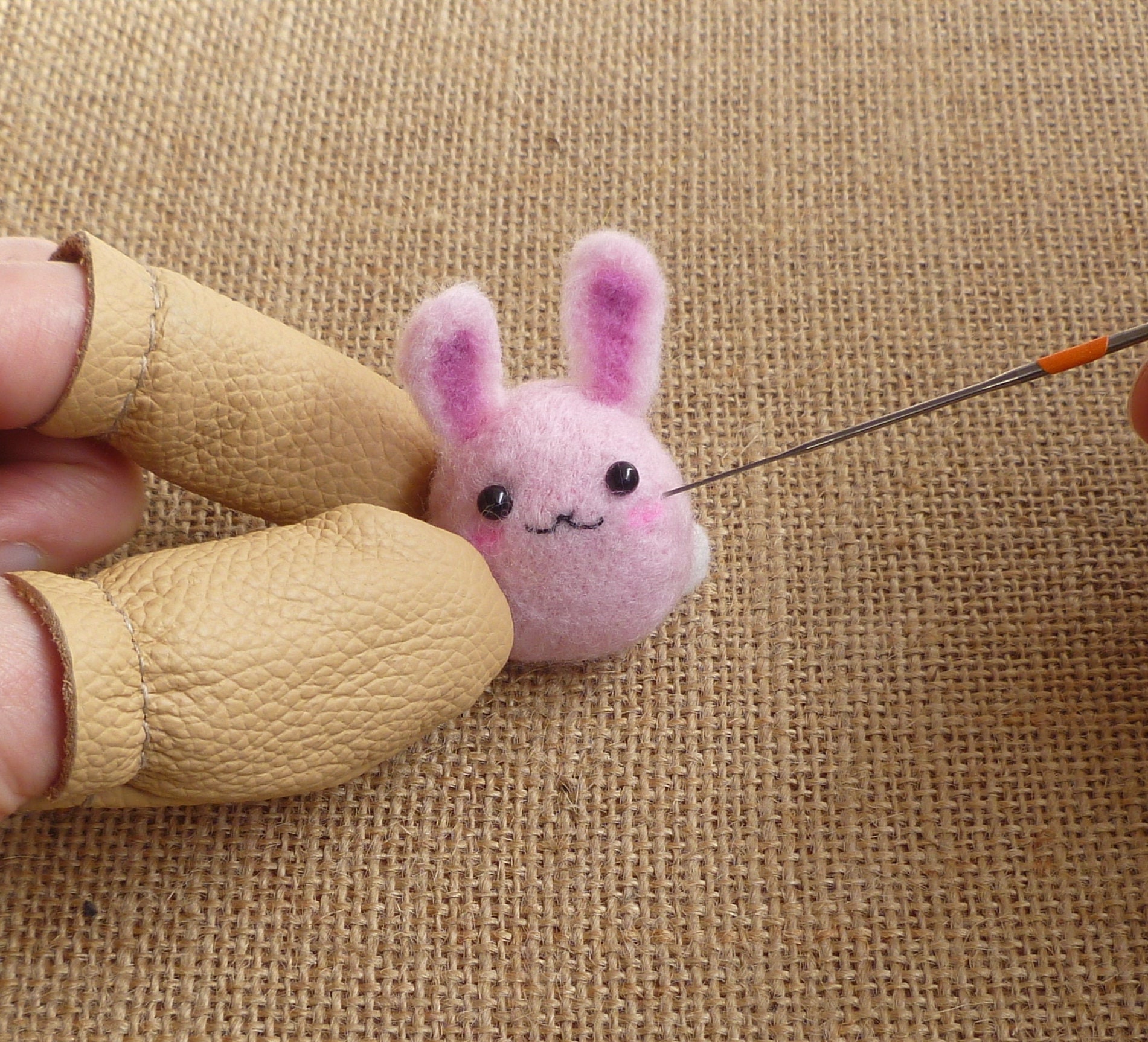 Needle felting - Pair of finger protectors - finger guards - felting …