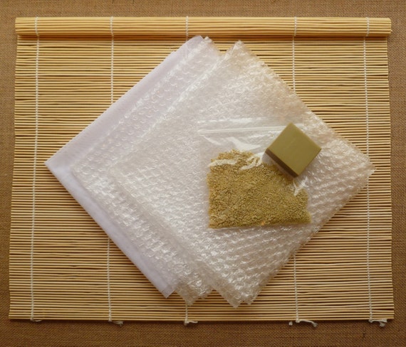Basic Essentials Wet Felting Kit Large Bamboo Felting Mat Etsy
