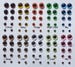 Toy safety eyes High quality multi use colored  toy eyes - 5mm, 6mm, 7mm, 8mm 9mm, 10mm - doll eyes - plastic animal eyes - needle felting 