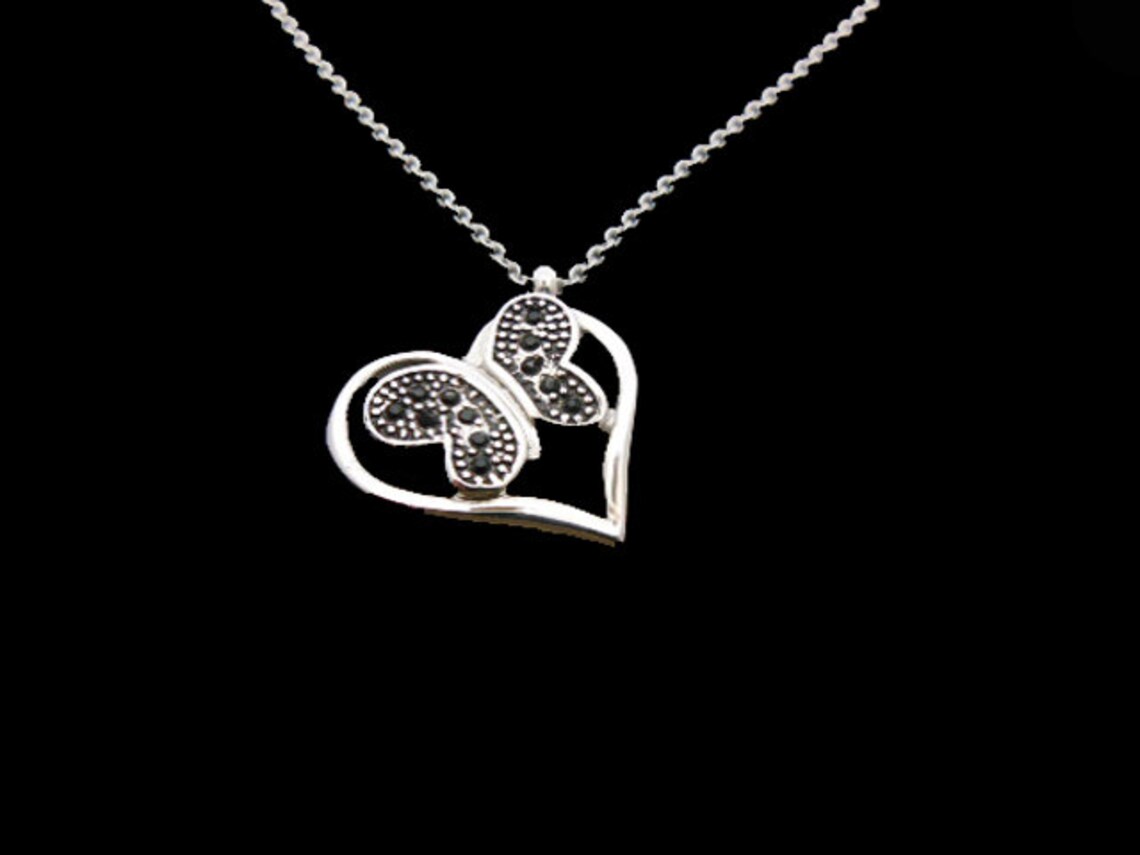 Butterfly Cremation Jewelry Pendant Keepsake Memorial Urn and Necklace