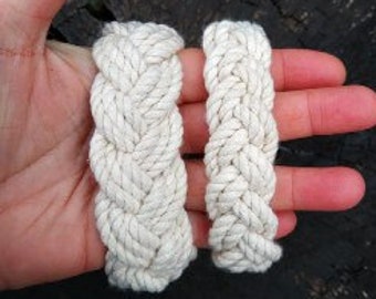 Bracciale in cordoncino d'avorio, Bracciale estivo da spiaggia Bracciale da donna e da uomo, Nodo testa turca, Bracciale di corda, Bracciale nodo marinaio, Bracciale surfista