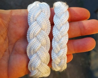 White Wrap Nautical Bracelet Summer Cord Bracelet Party Beach Bracelet Surfer Bracelet Sailor Bracelet Women & Men Bracelet Turks Head knot