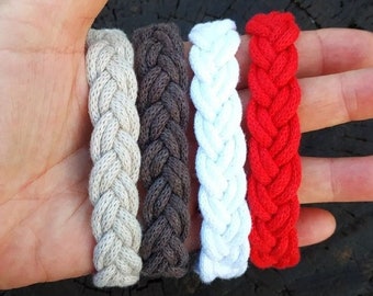 Pulsera de nudo de cabeza de turco con cuerda de surfista, pulsera de cuerda marinera náutica
