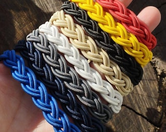 Surfer rope bracelet, Elastic turk head knot Bracelet/Upper arm cuff/Anklet, Sailor knot Bracelet, Men & Women Nautical Minimalist Bracelet